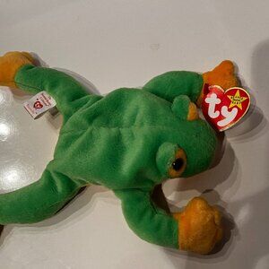 Frog "Smoochy" Beanie‎ Baby (with tag)  (Collectible/x)